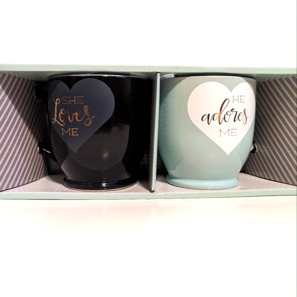 💍2 *NWT* 16oz mugs for engaged/newly weds